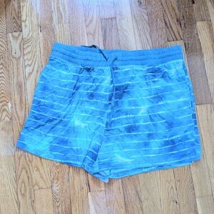 Little Sleepies Blue Patterned Tie Dye Shorts